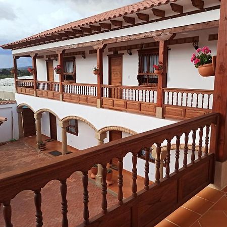 Hotel Santa Barbara Sachica Villa de Leyva Bagian luar foto