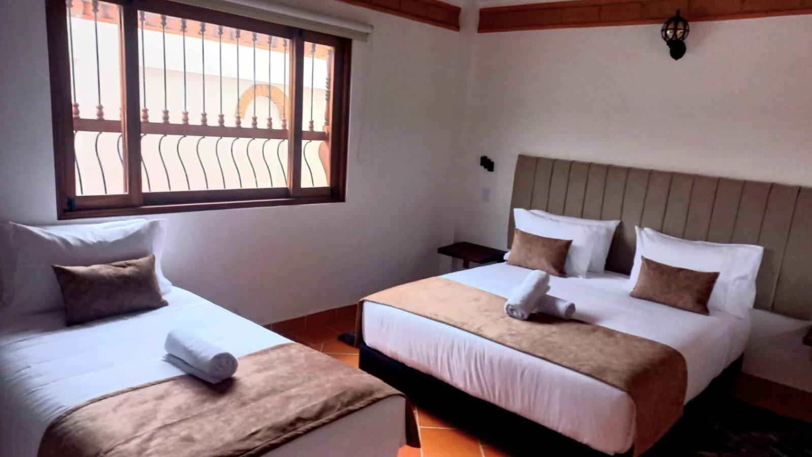Hotel Santa Barbara Sachica Villa de Leyva Bagian luar foto