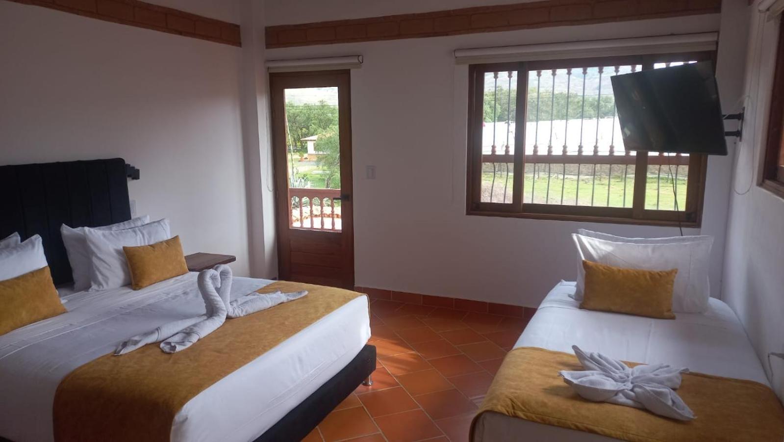 Hotel Santa Barbara Sachica Villa de Leyva Bagian luar foto
