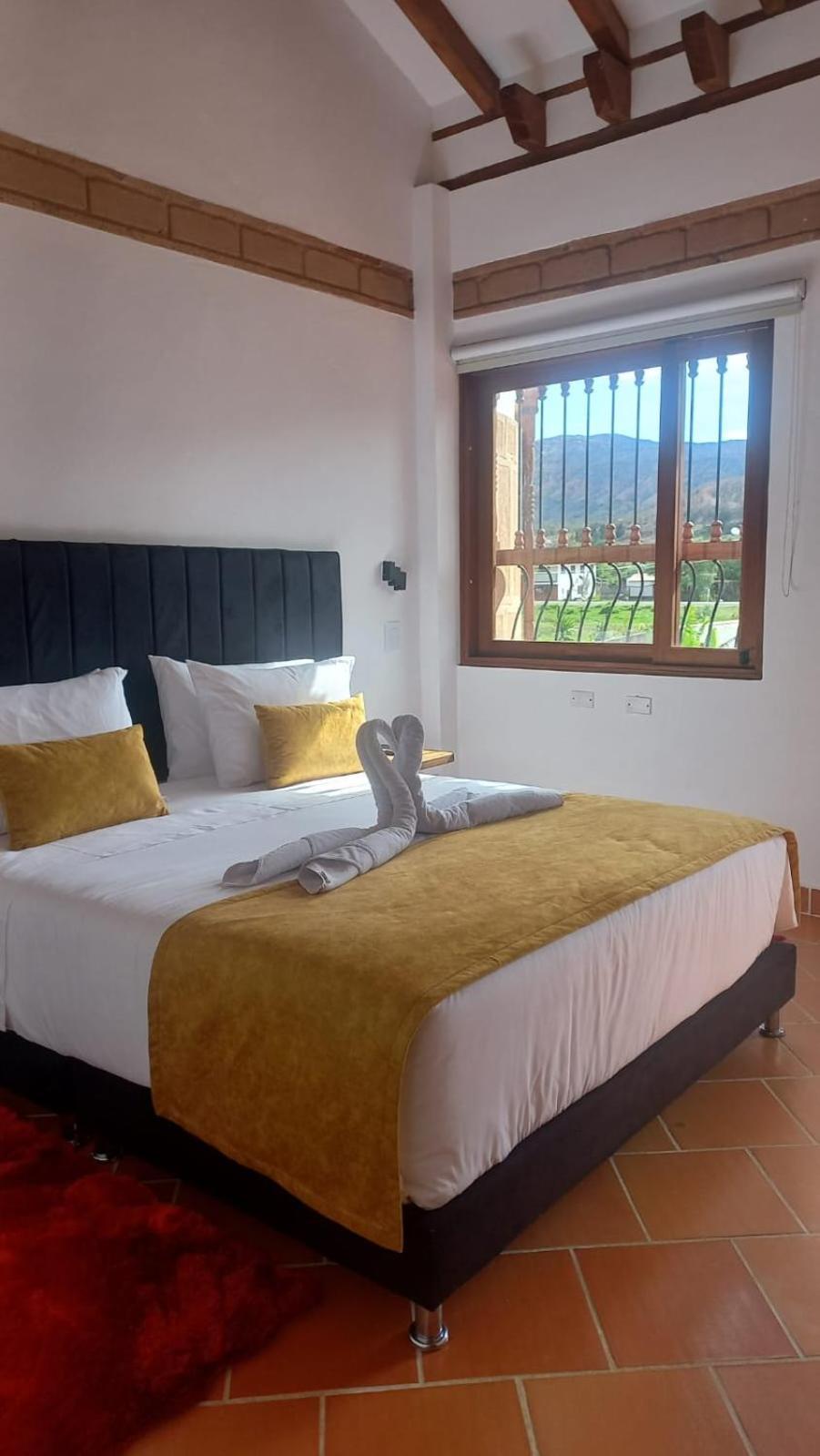 Hotel Santa Barbara Sachica Villa de Leyva Bagian luar foto