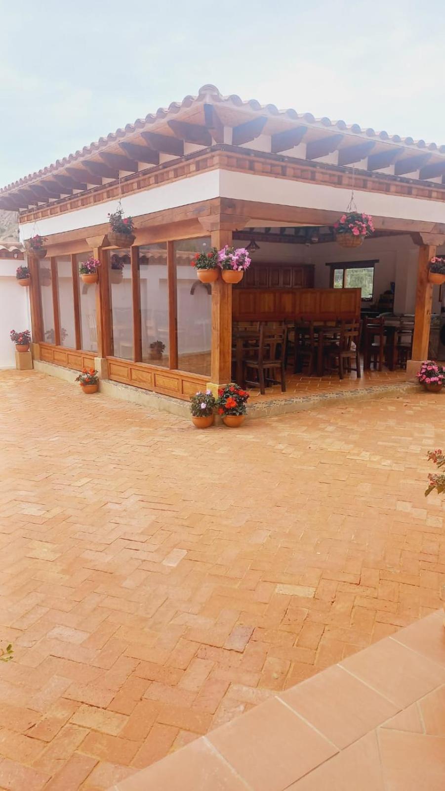Hotel Santa Barbara Sachica Villa de Leyva Bagian luar foto